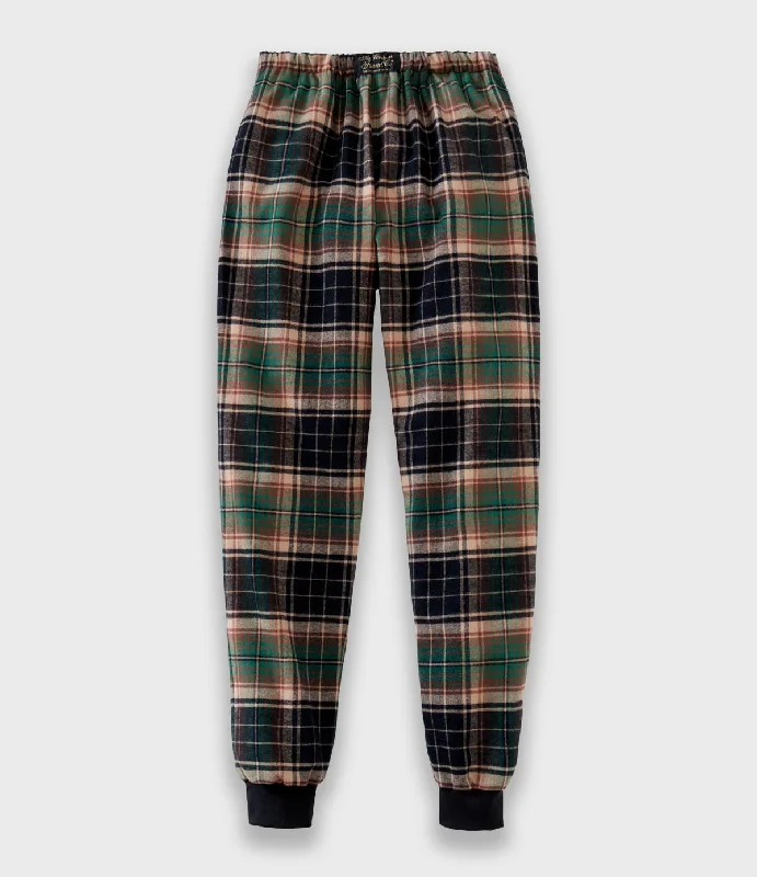 Special Price Flannel Jogger Pants - Earth