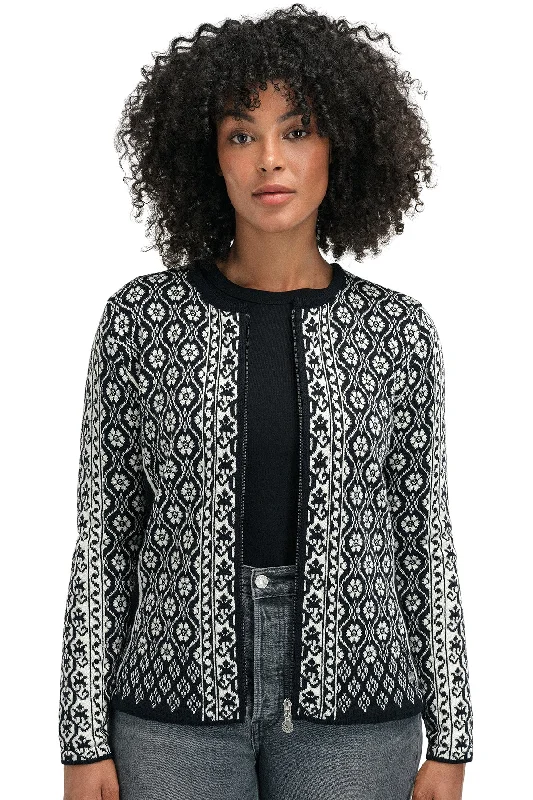 Weekend Offers That Tempt Dale of Norway - Singsaker Feminine Jacket - Black/Off-White