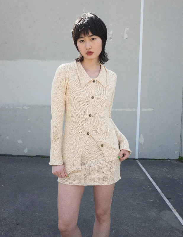 Sale Event SHADOW SUMMER SWEATER CARDIGAN IN SAND