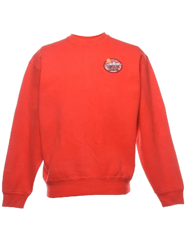 Deal of the Day Capital Air Charter Red Sweatshirt - M