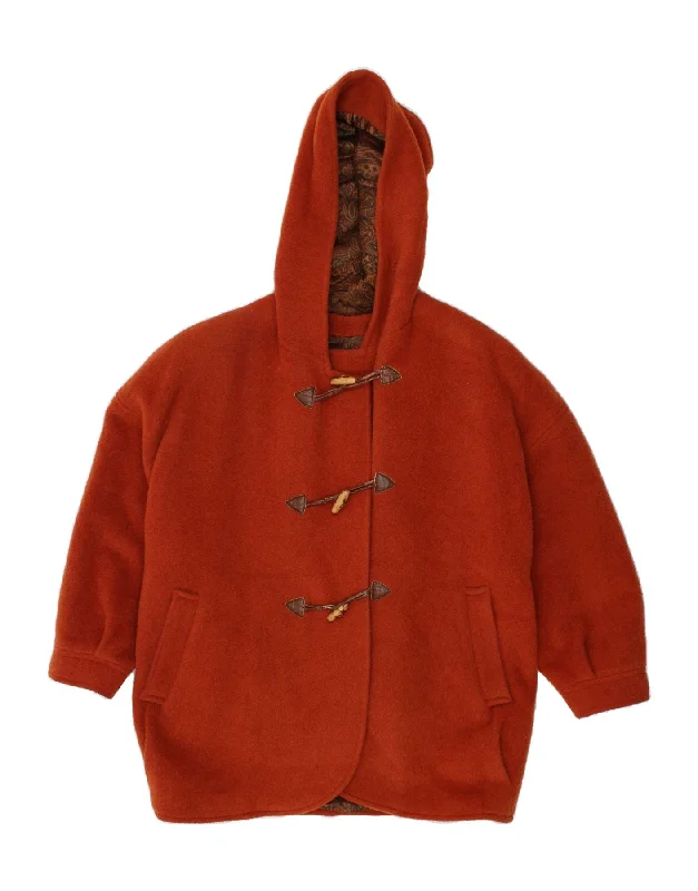 Special Savings VINTAGE Womens Hooded Duffle Coat UK 18 XL Brown