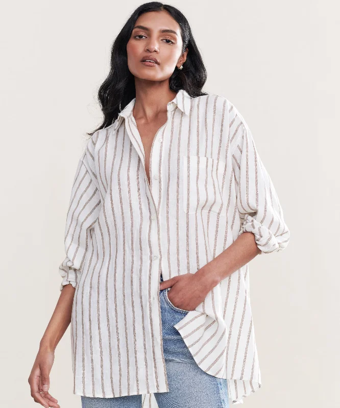 Year-End Sale Linen Relaxed Oversized Shirt