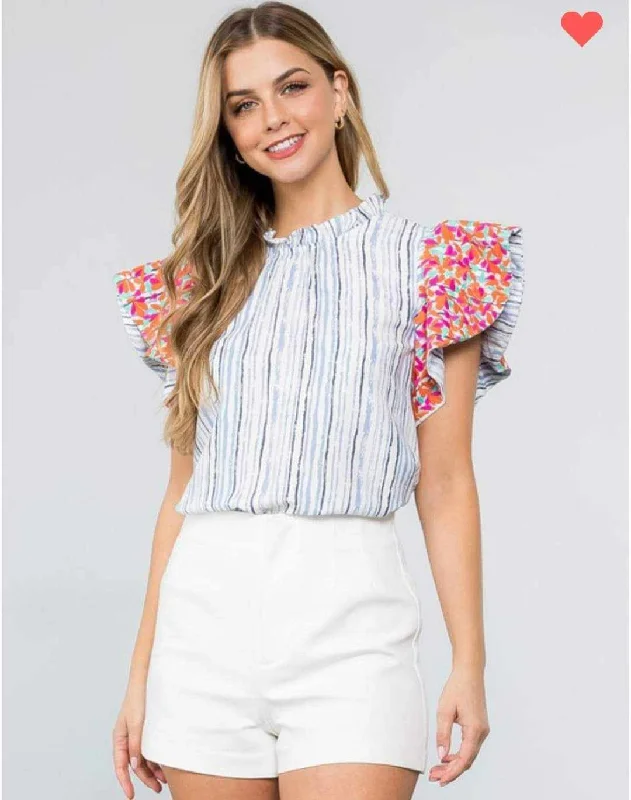 Weekend Savings Spectacle Forever in Bloom Embroidered Blouse
