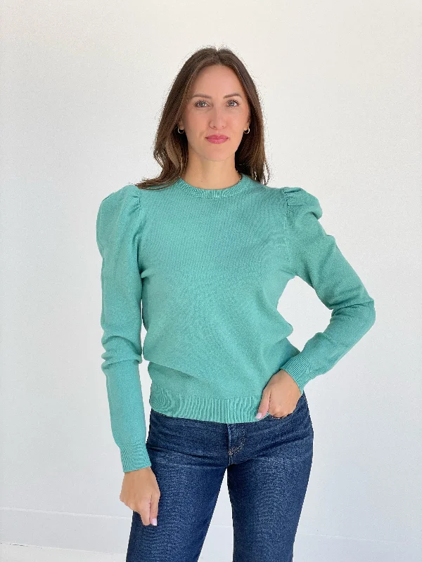 New Arrival Back For Basics Sweater - Polar Green