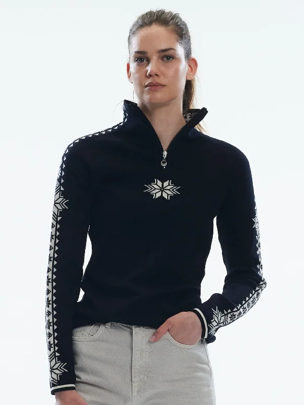 Now or Never Dale of Norway - Geilo Women's Sweater - Black/Off-White