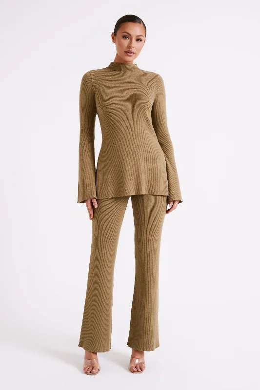 Savings Galore Jovie Knit Pants - Olive
