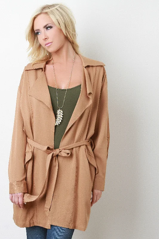 Fantastic Deals Belted Trench Coat