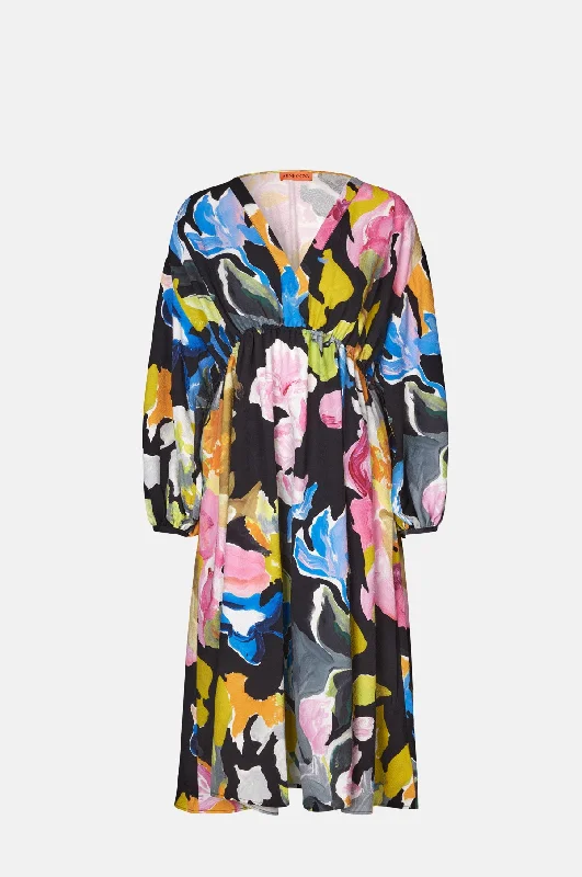 Final Clearance Veroma Dress Artistic Floral