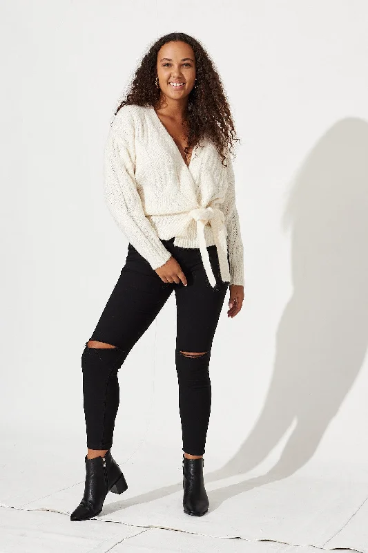 Crazy Deal Piper High Rise Ripped Jeans In Black Denim