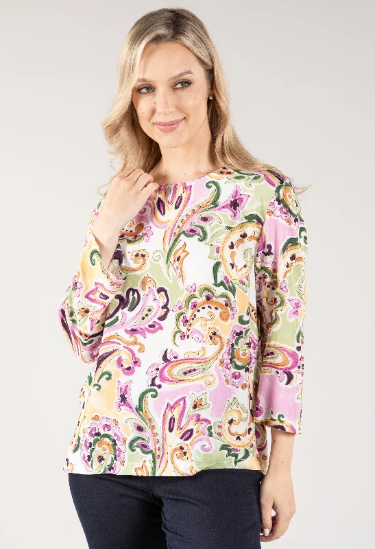 Flash Sale Paisley Print Blouse
