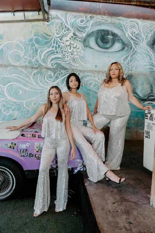 Weekend Specials to Enjoy Times Square Sleeveless Sequin Top