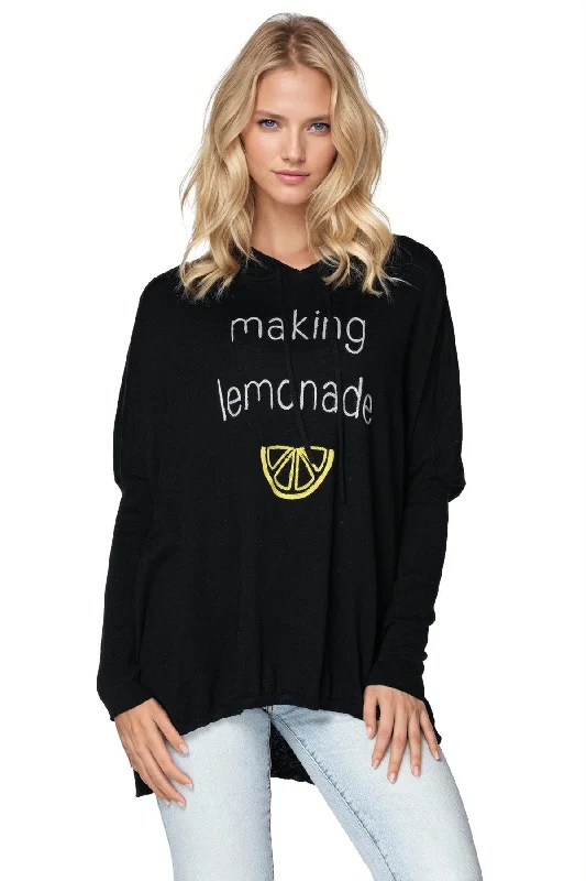 Instant Discount Zen "Reese" Hoodie Pullover in Making Lemonade Embroidery