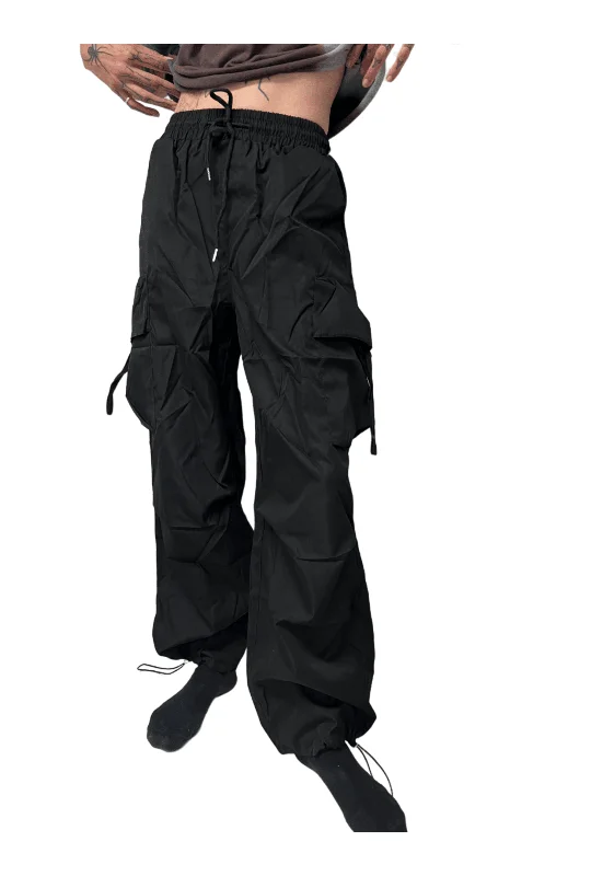 Weekend Price Cuts Galore Black Utility Pants