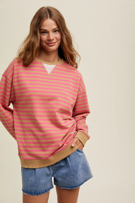 Extra Savings Ivy Striped Crewneck