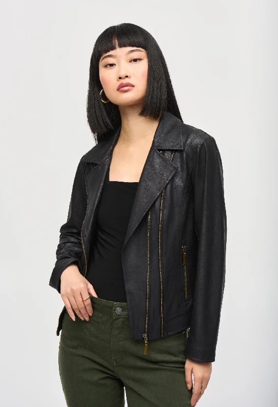 Don't Miss Leather Casual Zipper Jacket