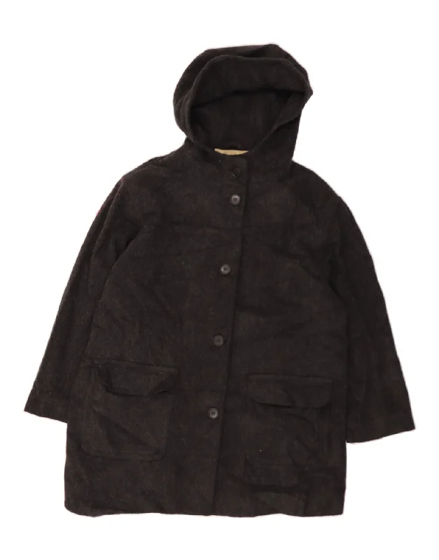 Savings Alert EDDIE BAUER Womens Oversized Hooded Overcoat UK 14 Medium Navy Blue Wool Savings Alert EDDIE BAUER Womens Oversized Hooded Overcoat UK 14 Medium Navy Blue Wool