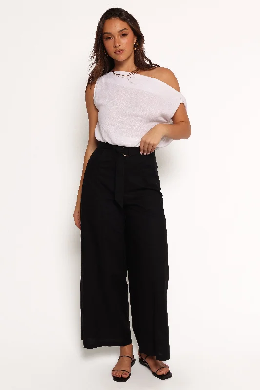 New Arrival Sadie Wide Leg Pant - Black