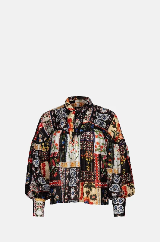 Weekend Bargains to Indulge In Celeste Blouse Floral Quilt