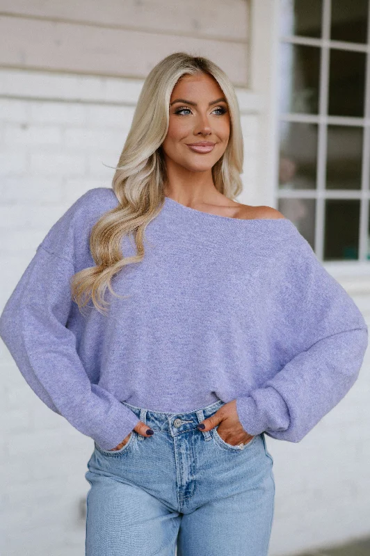Limited Stock Barkley Sweater-Lilac