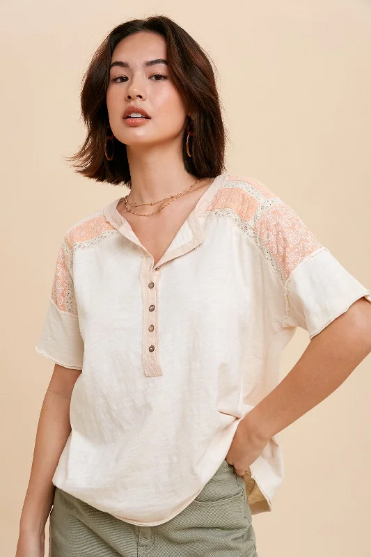 Weekend Shopping Bliss Cooling it Contrast Tee