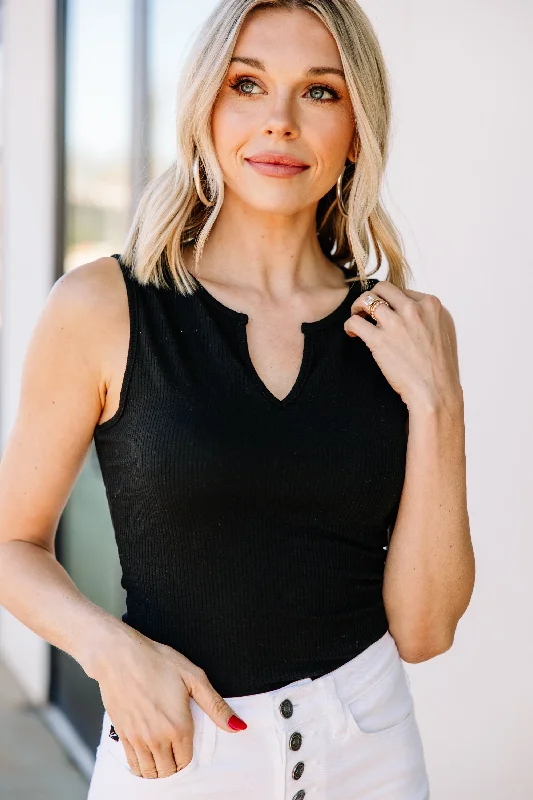 Big Savings Full Of Kindness Black Bodysuit