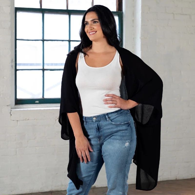 Unmissable Offer Comfy Sheer Kimono Cover-Up