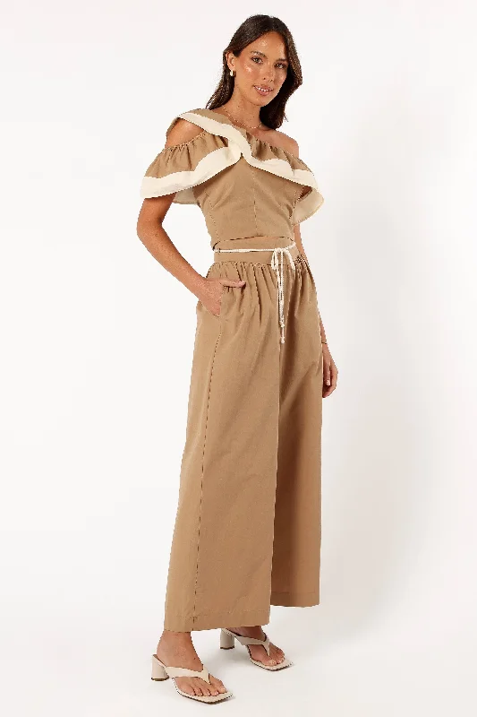 TIME-Limited Offer Everly Pants - Tan