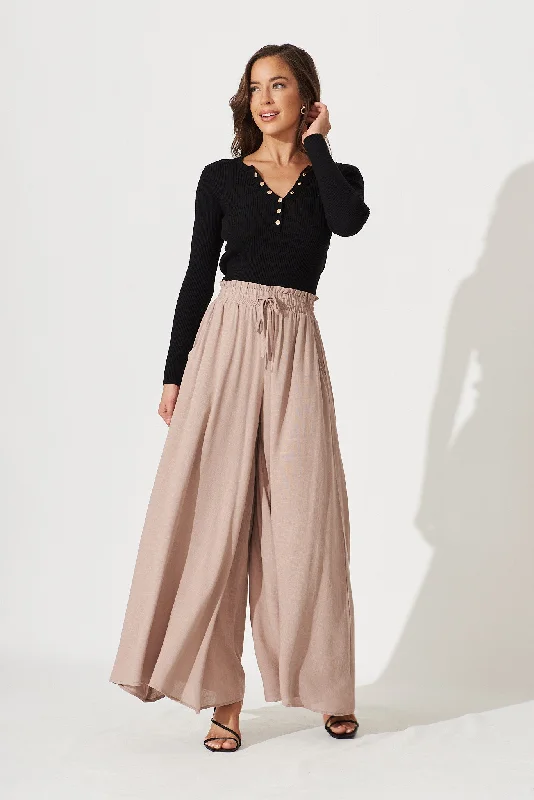 Savings Alert Mariah Pants In Taupe