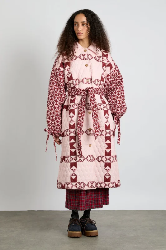 Weekend Special dahlia quilted coat - patchwork
