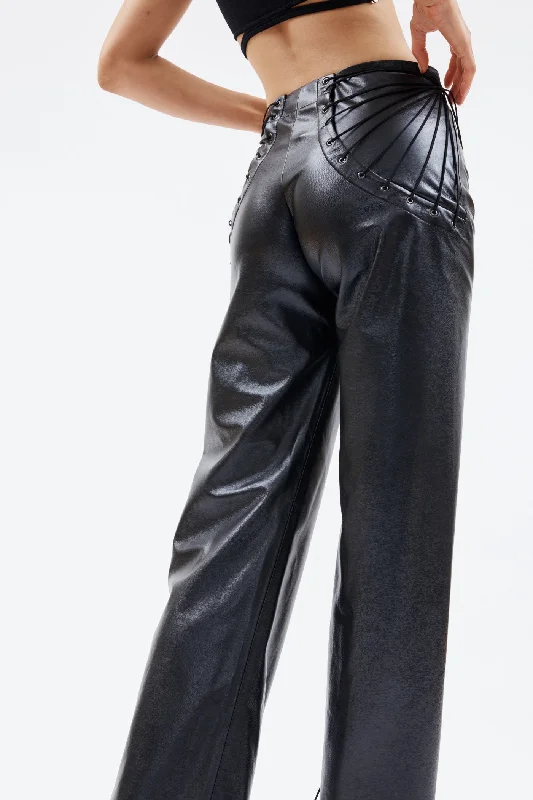Buy Now Volterra Black Leather Pant