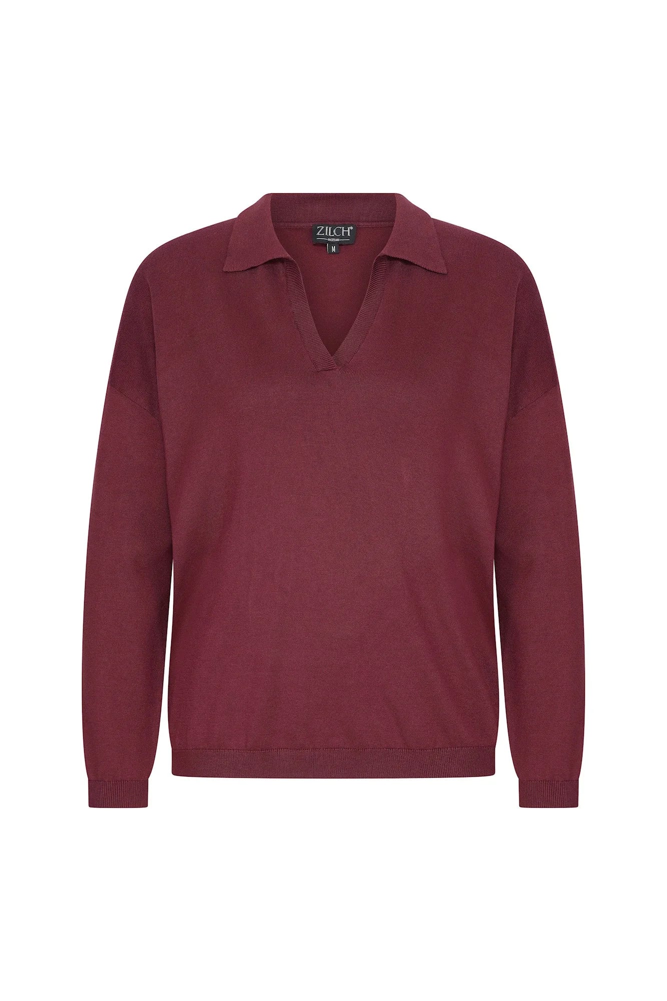 Weekend Offers That Impress Zilch Bamboo Collared V-Neck Sweater