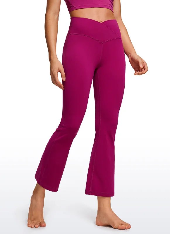Act Now Butterluxe Crossover Flare Leggings 25.6'' - V Cross Waist