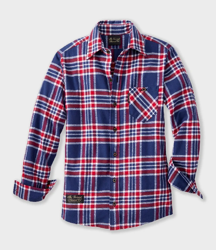 New Markdowns Fitted Flannel Shirt - Liberty Street