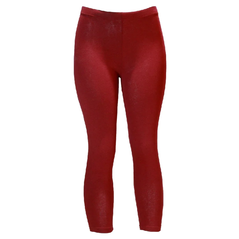 Savings Galore Red Cropped Legging