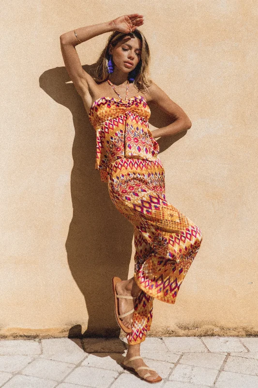 Weekend Bargains Just for You Marigold Wide Leg Pants - Tan