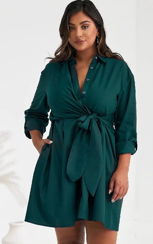 Discount Mania Esther Mini Dress - Teal
