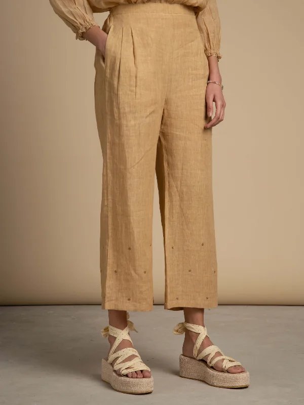 Epic Value Milk Tea Linen Pants