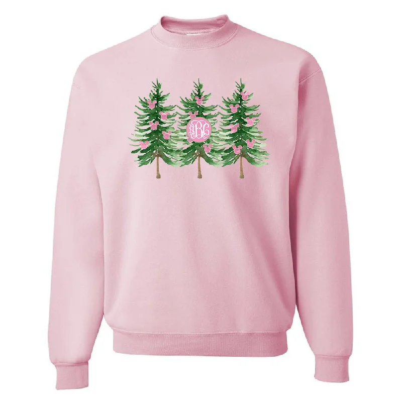 Weekend Bargains to Cherish Monogrammed 'Mickey Trees' Crewneck Sweatshirt