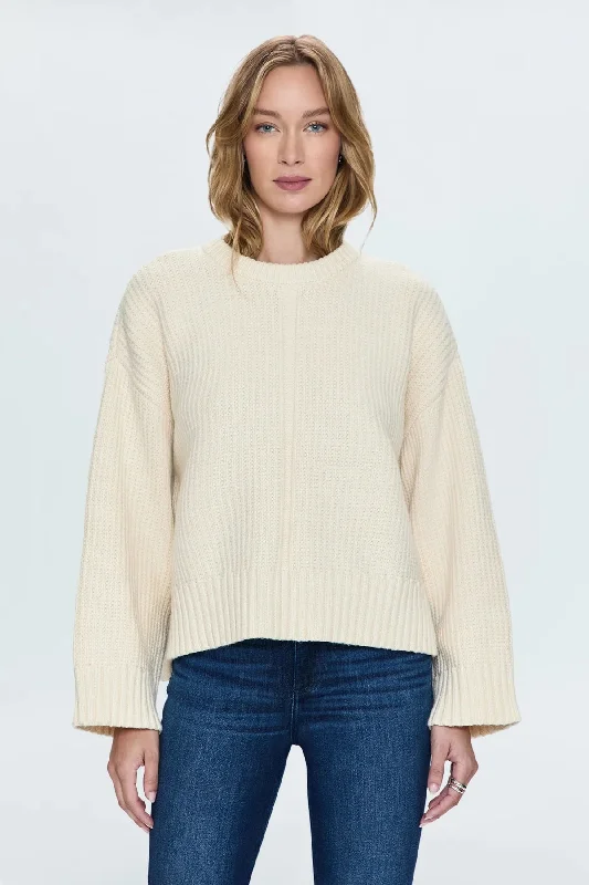 Weekend Savings Bonanza Leigh Textured Crewneck