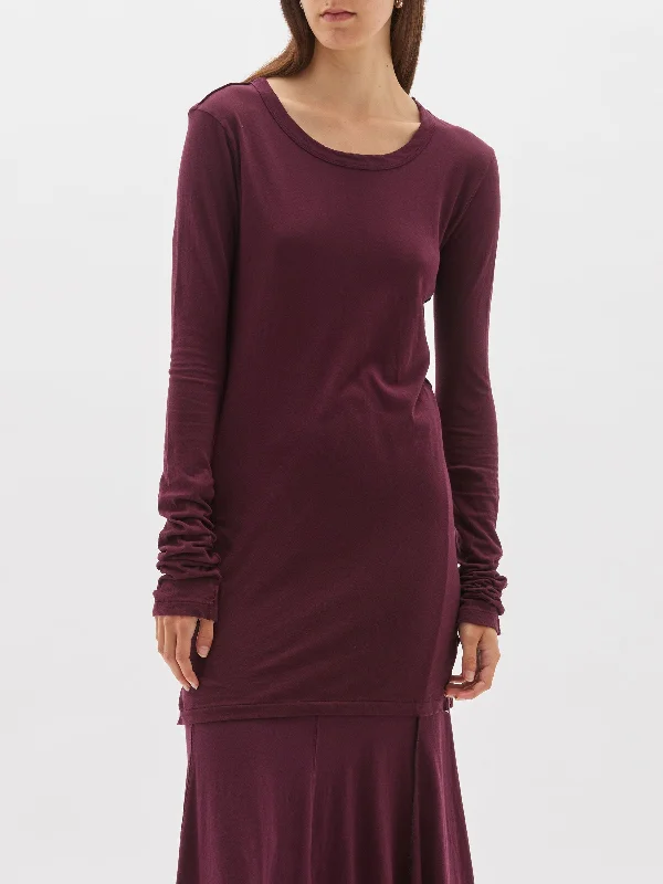 Sale Event slim seam detail long sleeve t.shirt