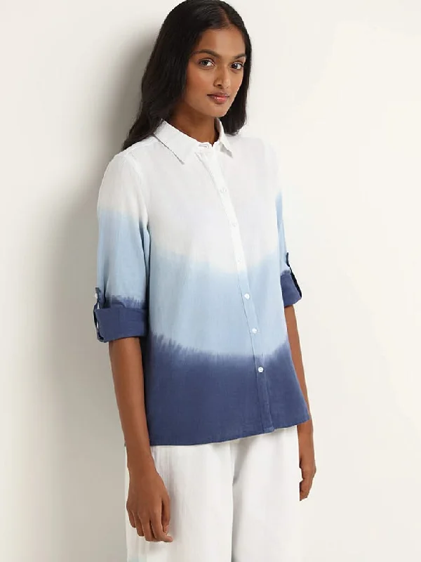 Weekend Deals You Can't Resist LOV Multicolor Cotton Blend Shirt
