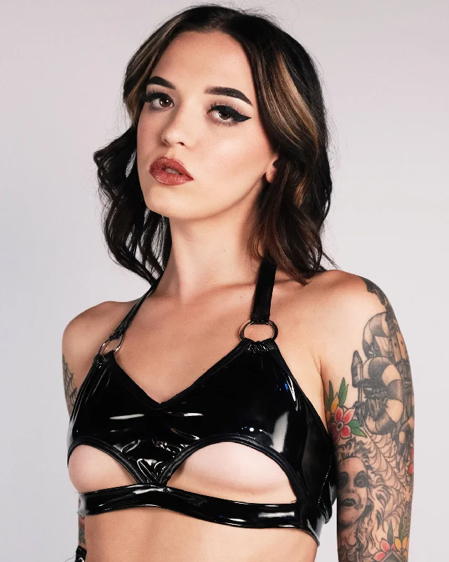 Instant Savings Vinyl Underboob O-Ring Top