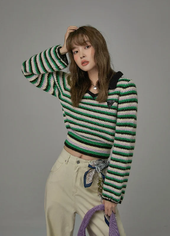 Season Finale Sale Perfect Recipe Stripes Knit Sweater