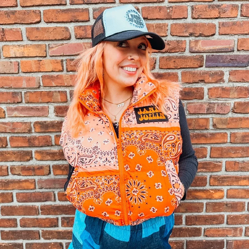 Early Access Western Cropped Puffer Vest