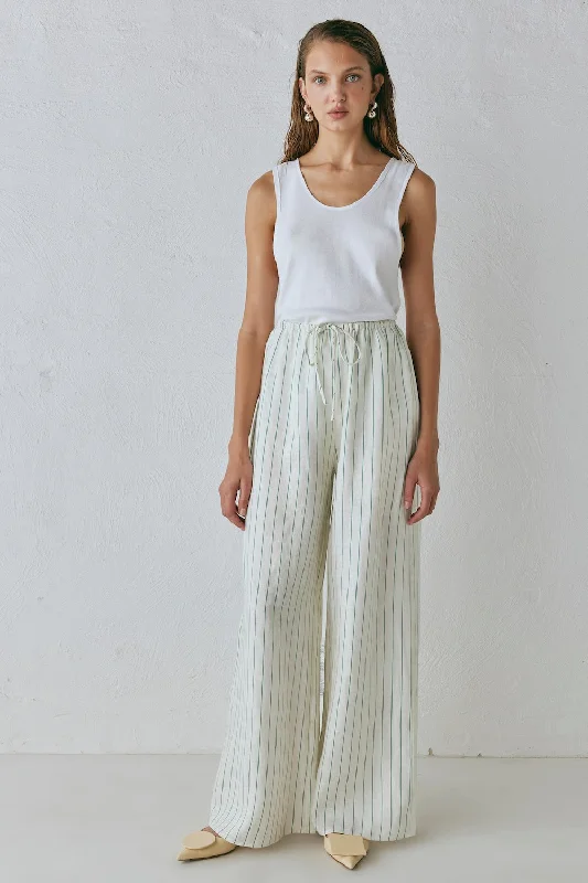 Best Choice Raya Linen Pants Stripe