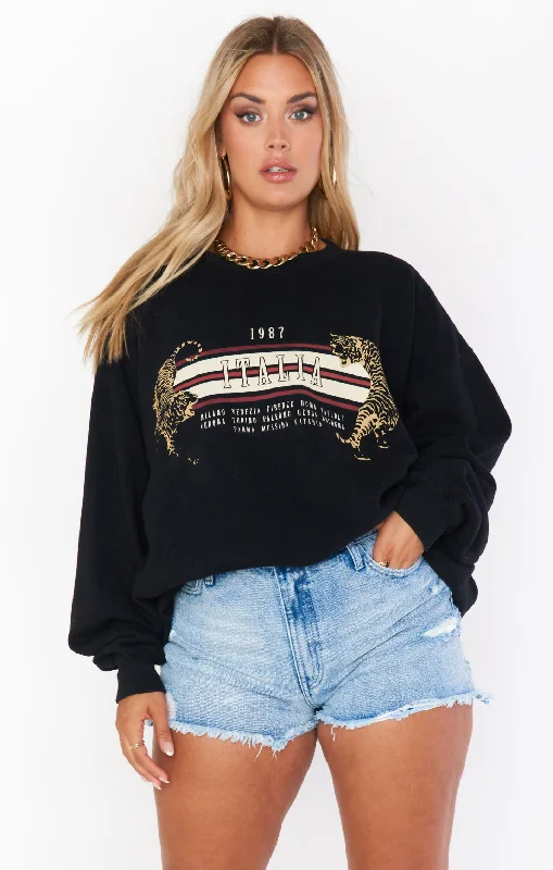 Half Price Stanley Sweatshirt ~ Tiger Graphic