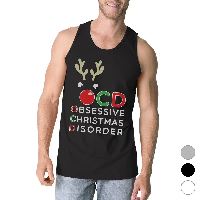 Deal Frenzy Rudolph OCD Mens Tank Top