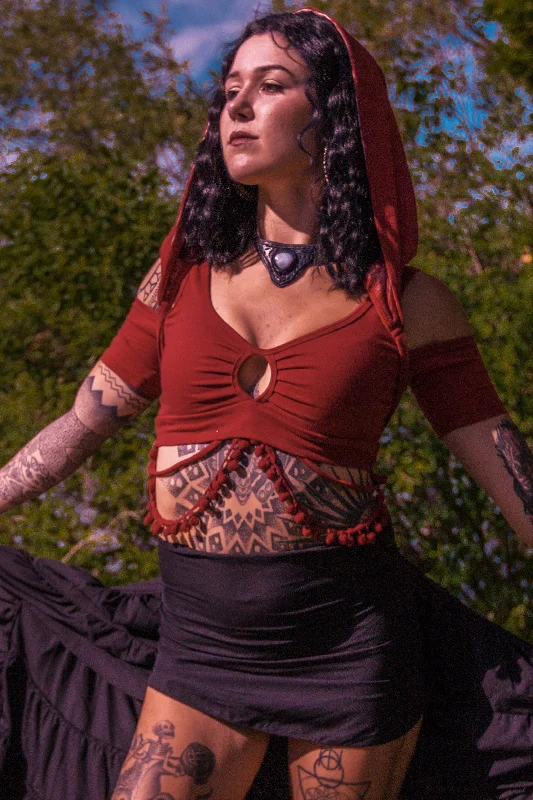 Crimson Red with Dangle