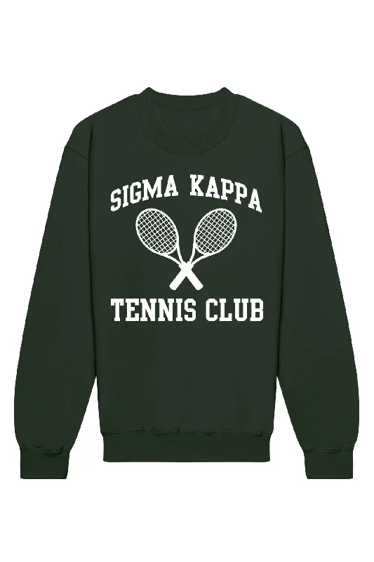 Weekend Extravaganza: Shop Now Sigma Kappa Tennis Club Crewneck Sweatshirt