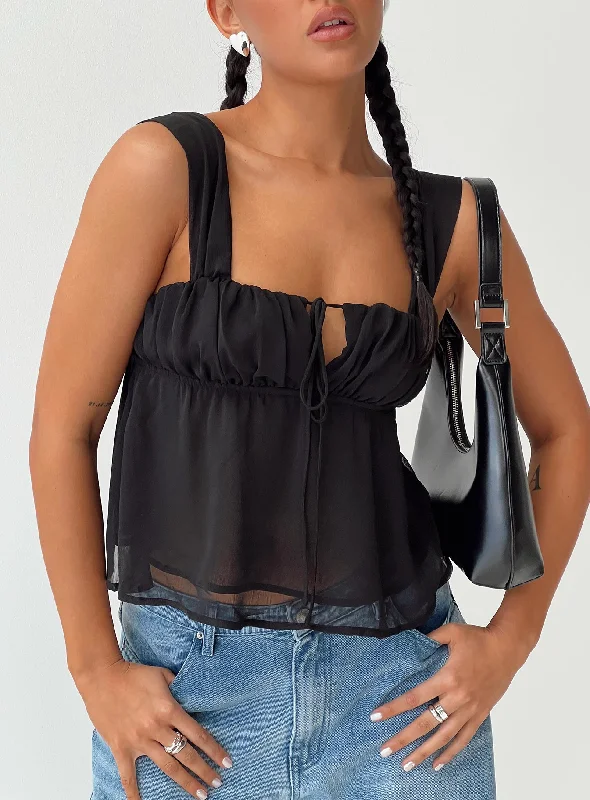 Exclusive Deal Mooney Top Black